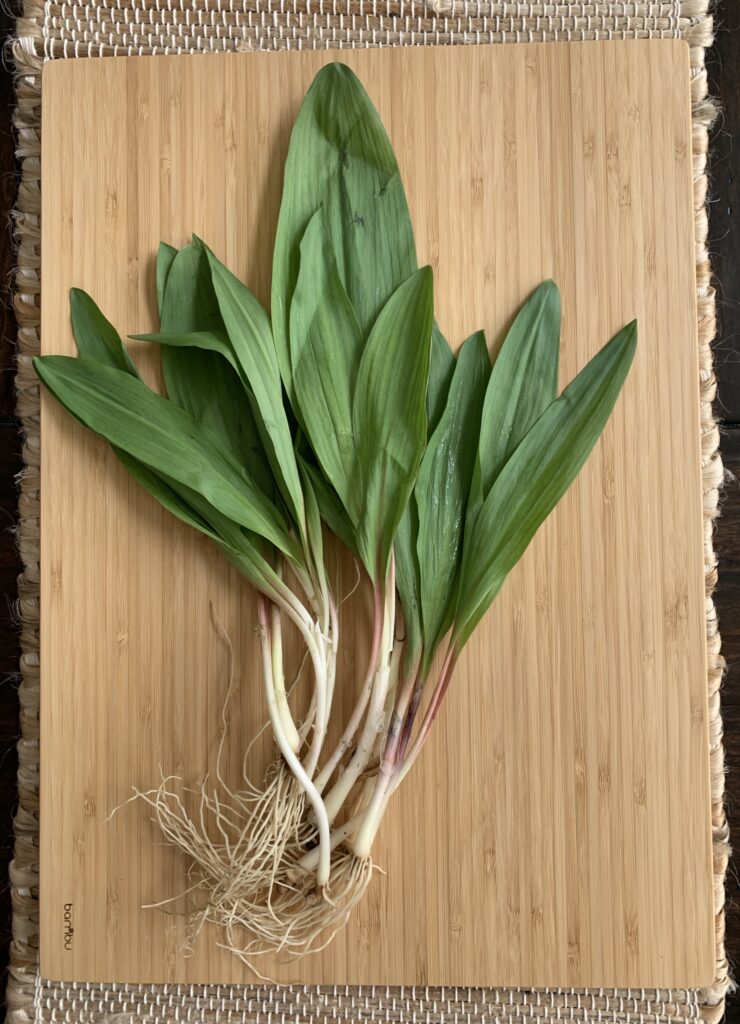 Ramps not cleaned or trimmed on a cutting board