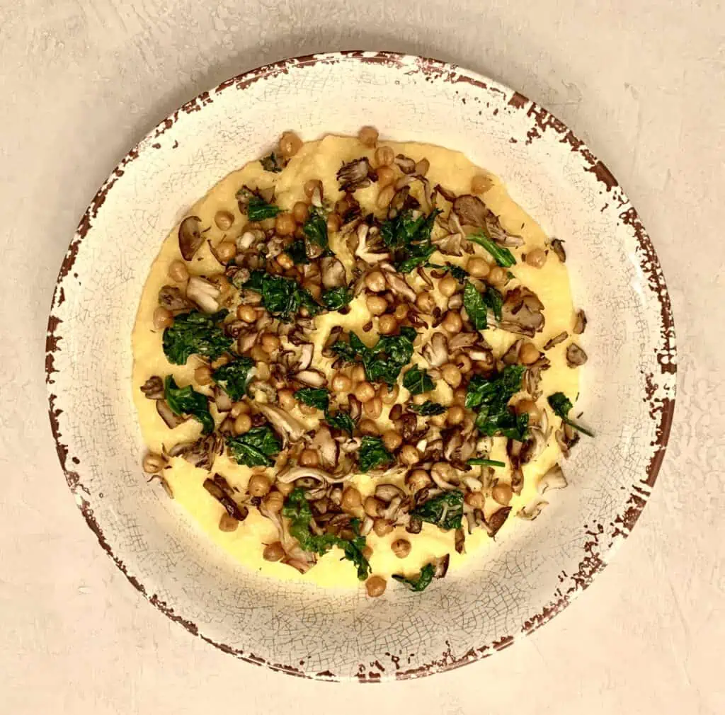 Full bowl of polenta