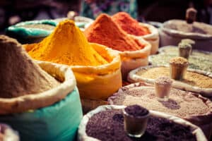 Ethnic Spices in bags