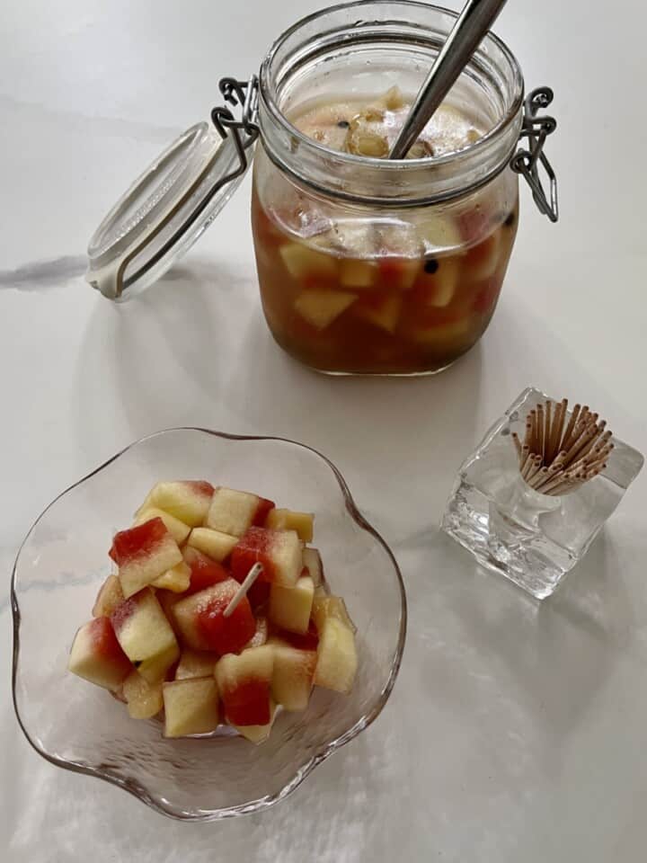 Pickled Rinds Quick Pickled Watermelon Rinds - The Mindful Fork